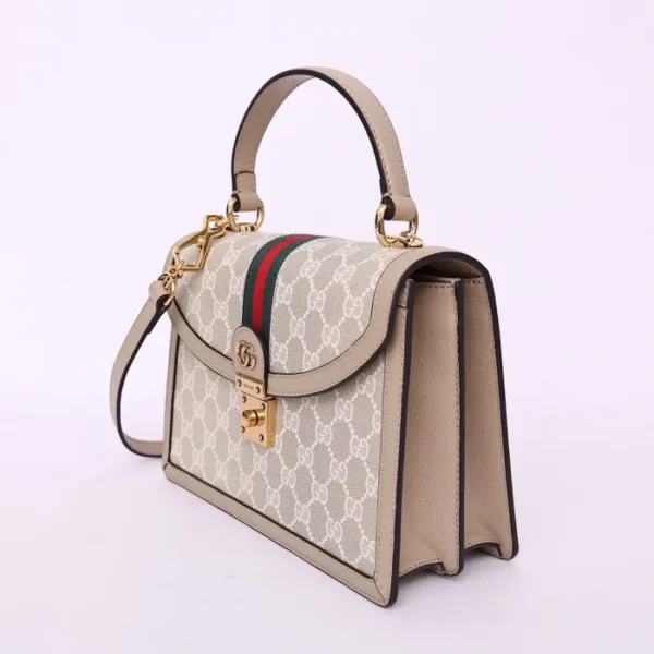 GUCCI OPHIDIA SMALL TOP HANDLE BAG WITH WEB - Image 10