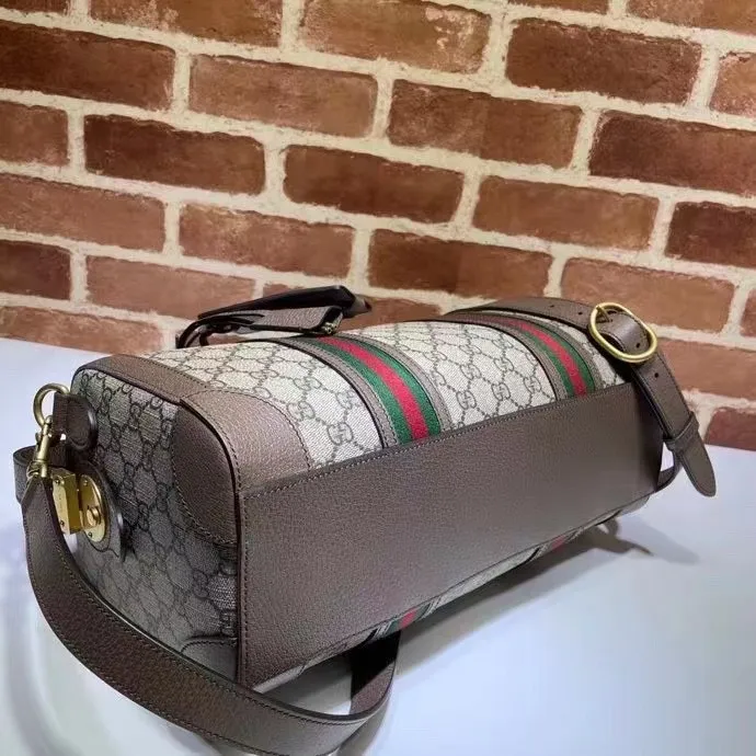 02bcb71272cfcaff Gucci Small Ophidia GG Web Duffle Bag