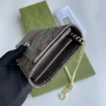 PORTAFOGLIO GUCCI OPHIDIA GG CHAIN ​​- clone di borsa firmata