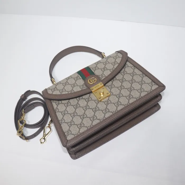 273f8f5d6bfe080c GUCCI OPHIDIA SMALL TOP HANDLE BAG WITH WEB