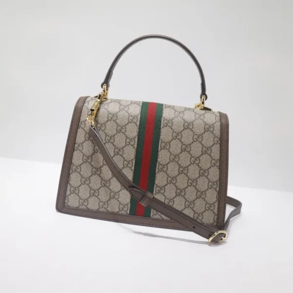 GUCCI OPHIDIA SMALL TOP HANDLE BAG WITH WEB - Image 4