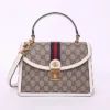 Replica Gucci Ophidia Small Top Handle Bag With Web - best quality fake designer bag