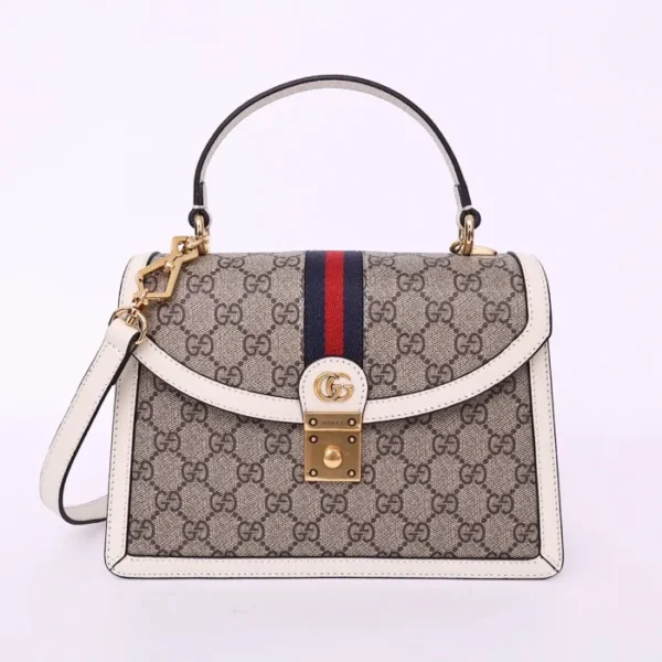 GUCCI OPHIDIA SMALL TOP HANDLE BAG WITH WEB - Image 2