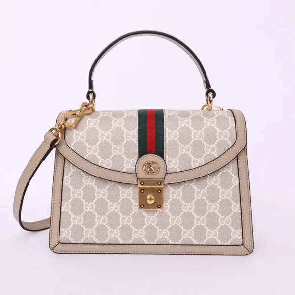 GUCCI OPHIDIA SMALL TOP HANDLE BAG WITH WEB - Image 13