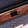Fake Gucci Supreme Monogram Web Medium Padlock Messenger Shoulder Bag - top-grade luxury bag dupe