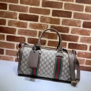 Fake Gucci Small Ophidia GG Web Duffle Bag - premium superclone handbag