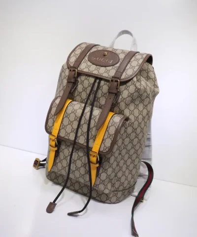 Fake Gucci GG Supreme Leather Backpack - premium superclone handbag
