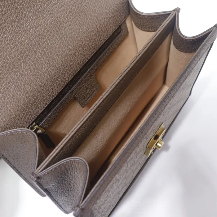 92659d5397a105e5 GUCCI OPHIDIA SMALL TOP HANDLE BAG WITH WEB