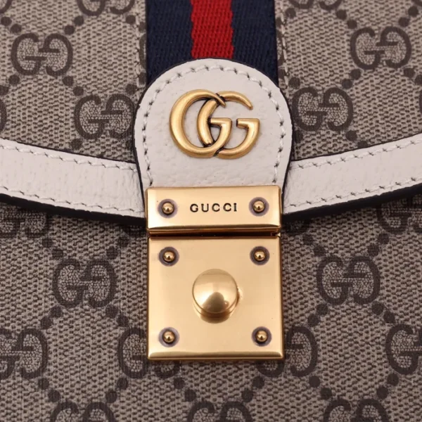GUCCI OPHIDIA SMALL TOP HANDLE BAG WITH WEB - Image 14