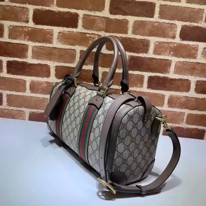a599efd8f131c55f Gucci Small Ophidia GG Web Duffle Bag