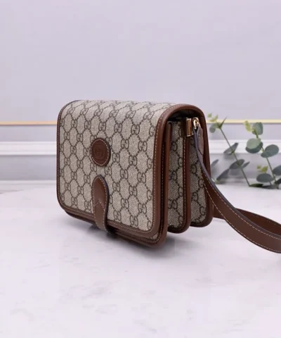 Fake Gucci Mini Crossbody Bag With Interlocking G - high-end replica designer purse