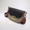 Fake Gucci Supreme Monogram Web Medium Padlock Messenger Shoulder Bag - 1:1 premium replica handbag