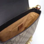 Replica Gucci Supreme Monogram Web Medium Padlock Messenger Schoudertas