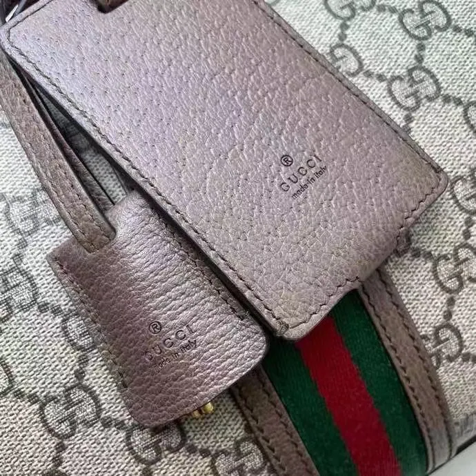 d746752893d458cf Gucci Small Ophidia GG Web Duffle Bag
