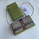 PORTAFOGLIO GUCCI OPHIDIA CON CATENA GG