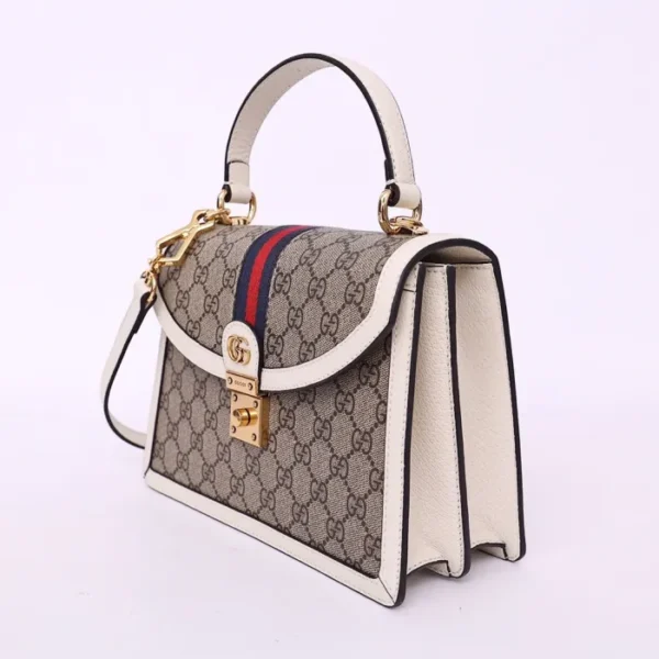 GUCCI OPHIDIA SMALL TOP HANDLE BAG WITH WEB - Image 19