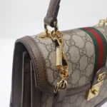 Replica Gucci Ophidia Small Top Handle Bag With Web - elite factory replica handbag