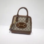 GUCCI HORSEBIT 1955 MINI CANVAS TOTE IN NEUTRALS - 1:1 premium replica handbag