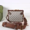 GUCCI MESSENGER BAG WITH INTERLOCKING - top-grade luxury bag dupe