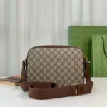 GUCCI MESSENGER BAG WITH INTERLOCKING G - designer handbag clone
