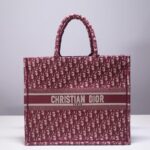 Replica Dior Tote Book Red Print - high-quality designer bag dupe