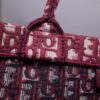 Fake Dior Tote Book Red Print - high-end replica designer purse