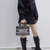 Fake Dior Tote Book Mini Cd Black - best quality fake designer bag