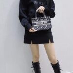 Replica Dior Tote Book Mini Cd Black