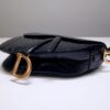 Replica Dior Saddle Bag Crocodile Black - high-end replica designer purse
