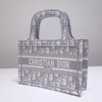 Replika Dior Tote Book Mini CD Szary