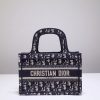 Fake Dior Tote Book Mini Cd Black - top-grade luxury bag dupe