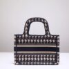 Replica Dior Tote Book Mini Houndstooth - high-quality designer bag dupe