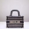 Replica Dior Tote Book Mini Houndstooth - best quality fake designer bag