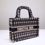 Replica Dior Tote Book Mini Houndstooth - designer handbag clone