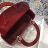 Fake Lady Dior Large Red Patent - premium superclone handbag