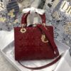 Fake Lady Dior Large Red Patent - premium superclone handbag