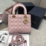 Αντίγραφο Lady Dior Large Pink - υψηλής ποιότητας αντίγραφο τσάντας σχεδιαστή