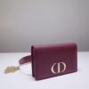 Fake Dior 30 Montaigne Pouch Red - 1:1 premium replica handbag
