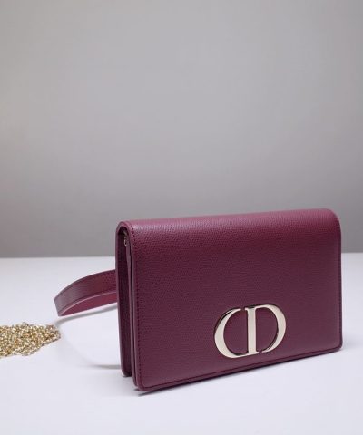 Fake Dior 30 Montaigne Pouch Red - 1:1 premium replica handbag