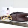 Replica Dior Saddle Bag Bordeaux - top-grade luxury bag dupe