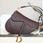 Replica Dior Saddle Bag Bordeaux - top-grade luxury bag dupe