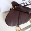 Replica Dior Saddle Bag Bordeaux - premium superclone handbag