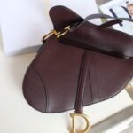 Replica Dior Saddle Bag Bordeaux - premium superclone handbag