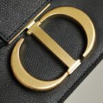 Replica Dior 30 Montaigne Black Grain - top-grade luxury bag dupe