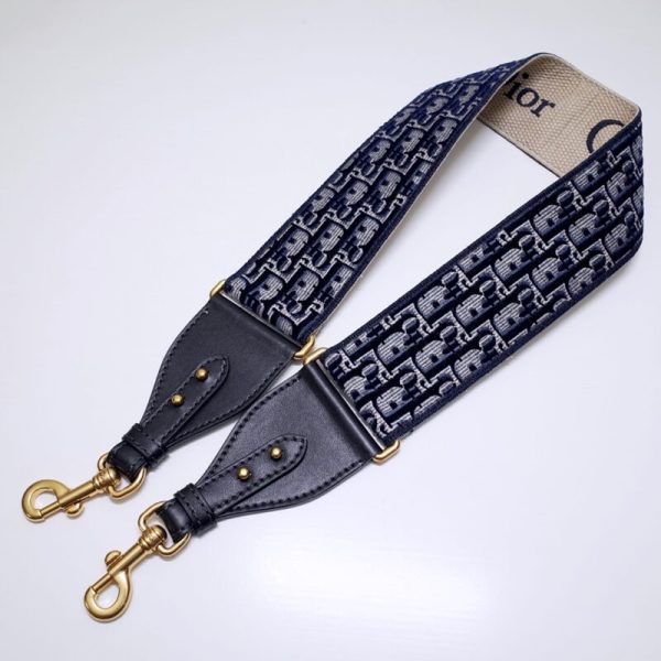 Replica Dior Adjustable Shoulder Strap Grey