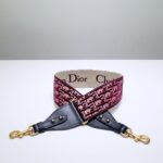 Replica Dior Adjustable Shoulder Strap Red