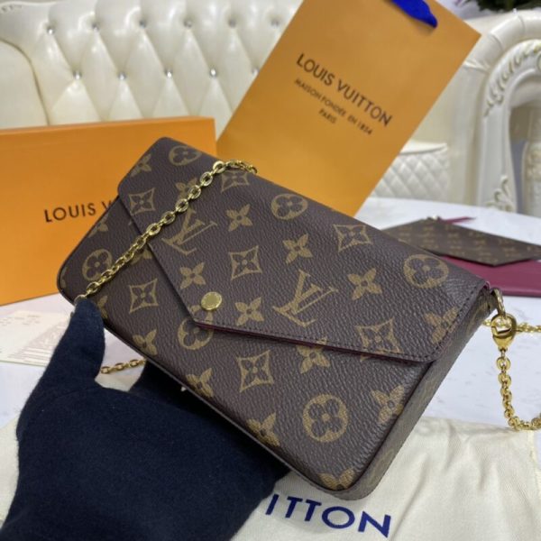 Replica Louis Vuitton Félicie Pochette Brown