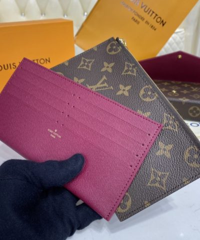 Fake Louis Vuitton Félicie Pochette Brown - high-quality designer bag dupe