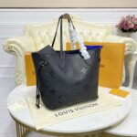 Replica Louis Vuitton Neverfull MM Full Black - 1:1 premium replica handbag