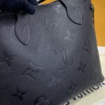 Replica Louis Vuitton Neverfull MM Full Black - elite factory replica handbag